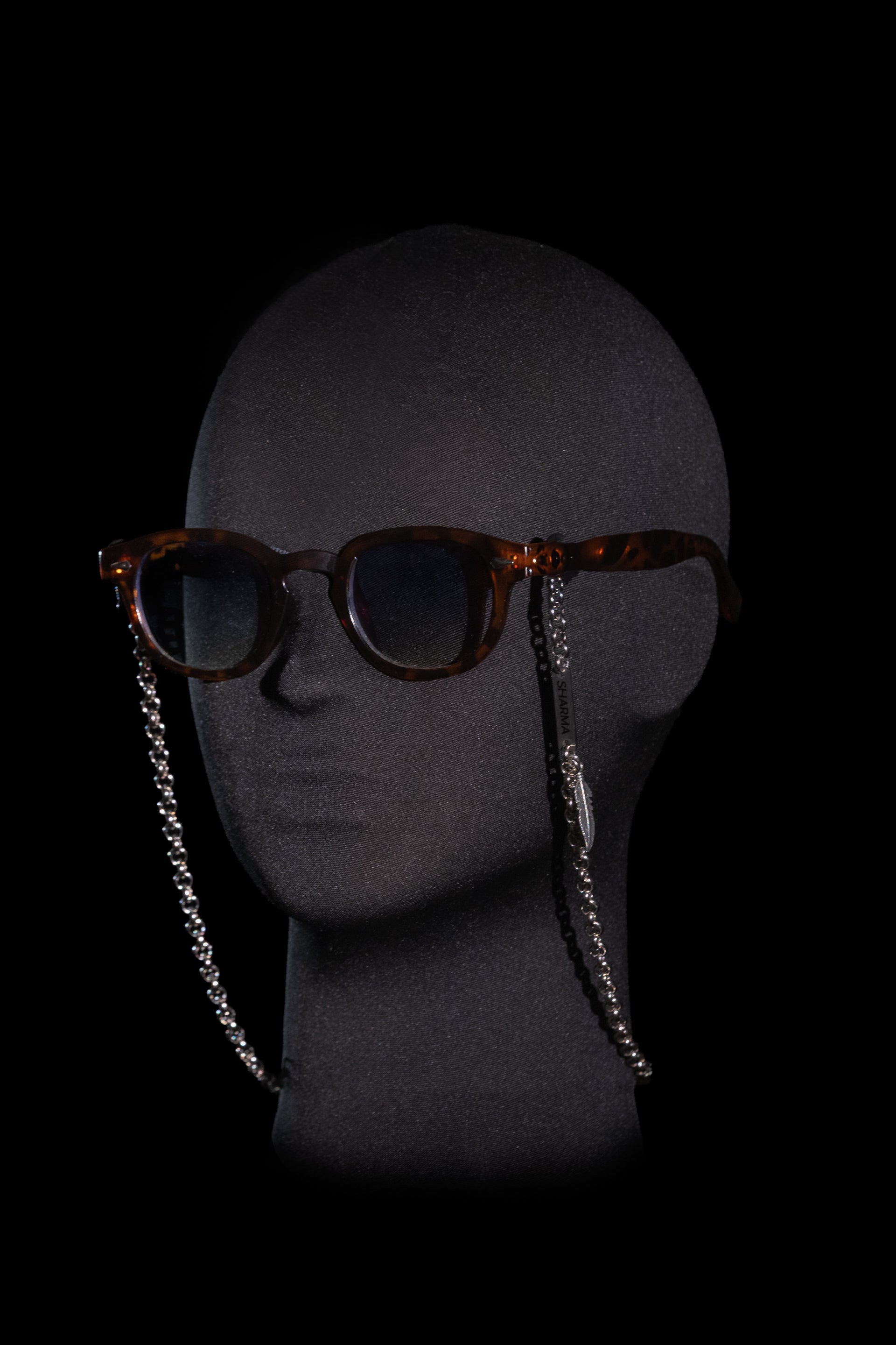 SHARMA Anita eyeglass chain — silver, product view
