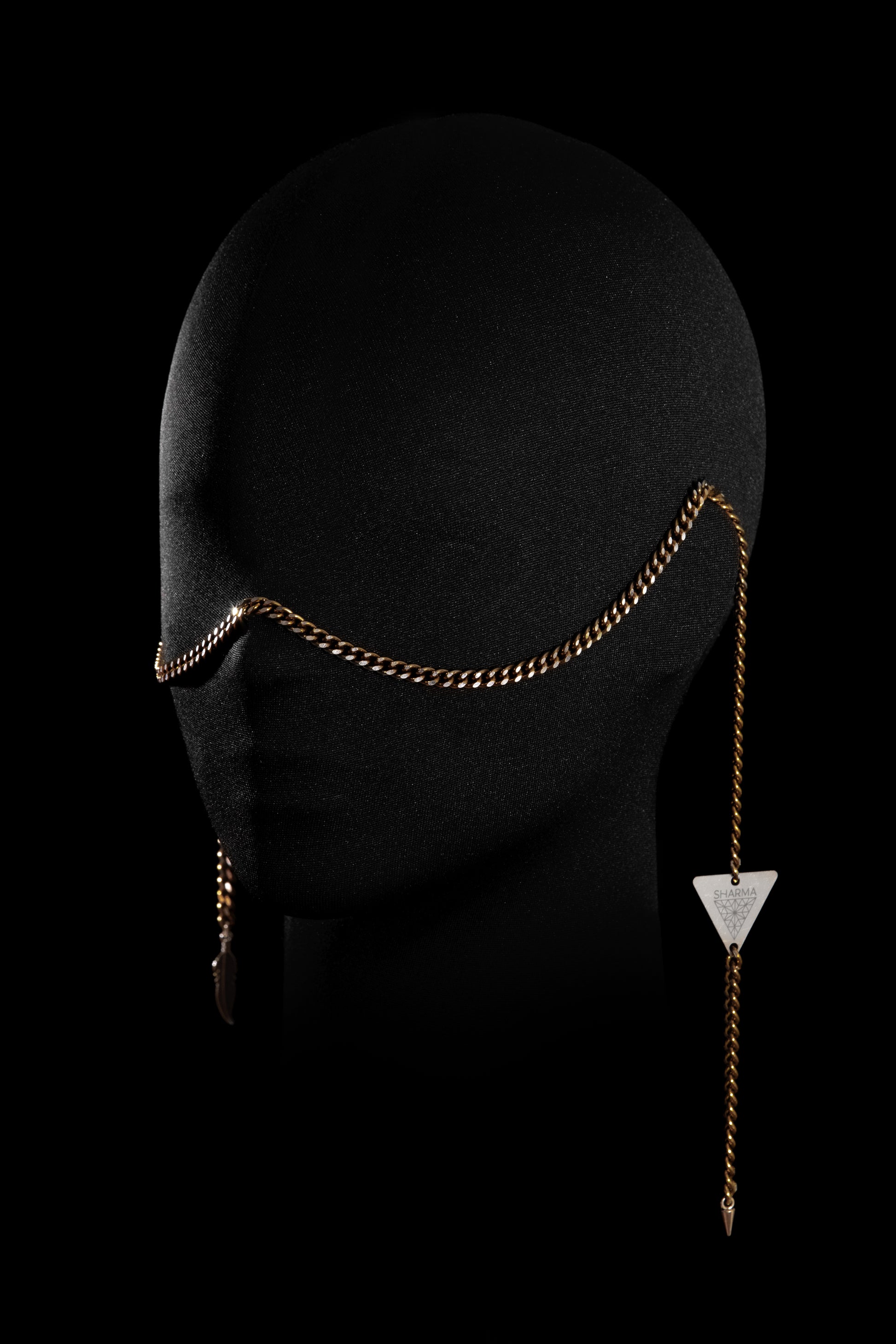 SHARMA Anna face chain — bronze, product view