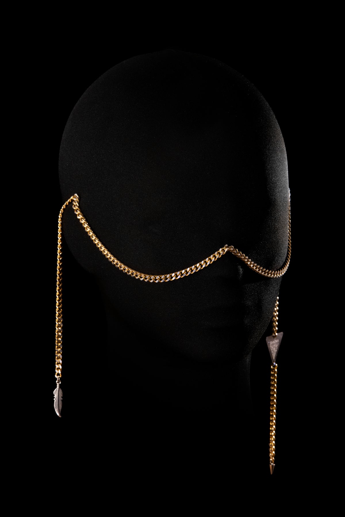 SHARMA Anna face chain — gold, product view