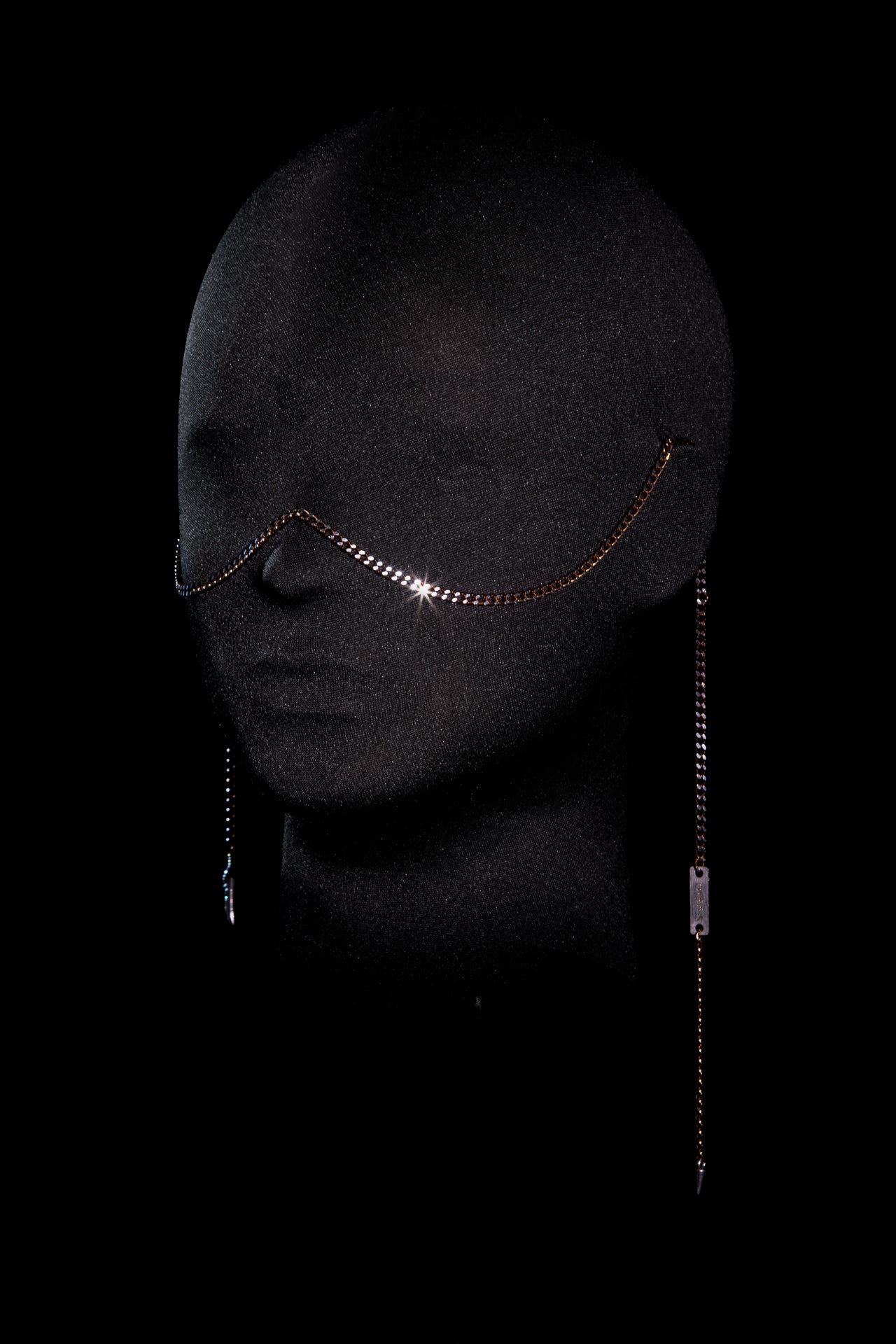 SHARMA Gaia face chain — bronze, product view