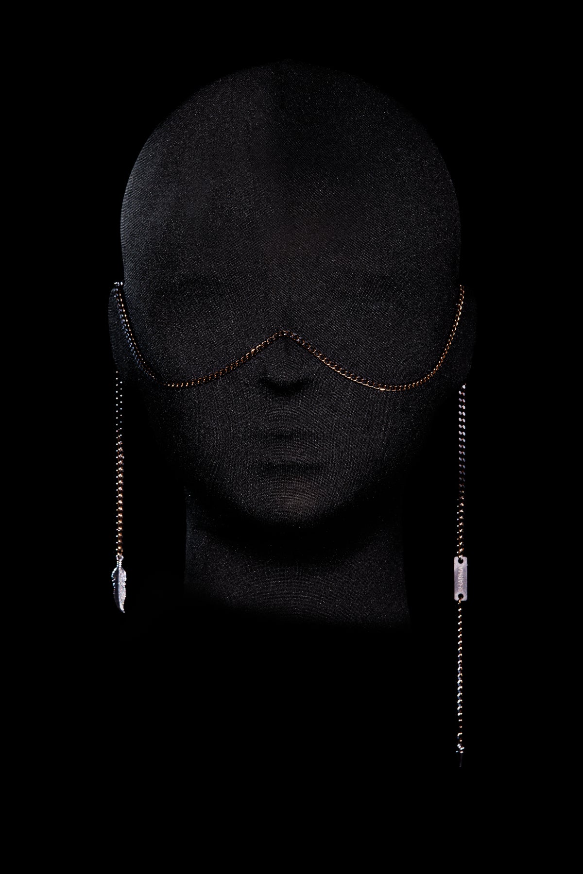 SHARMA Gaia face chain — bronze, product view