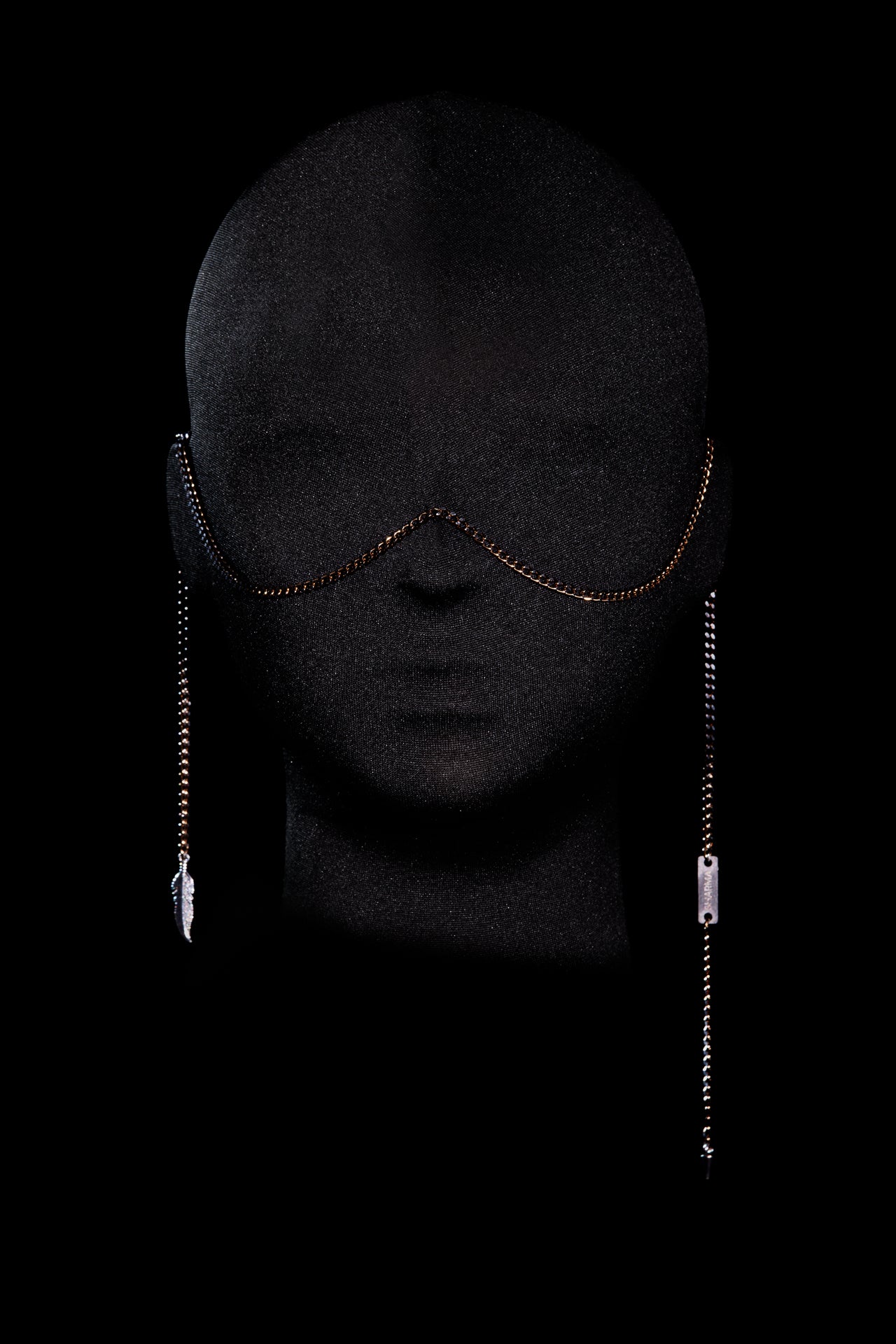 SHARMA Gaia face chain — bronze, product view