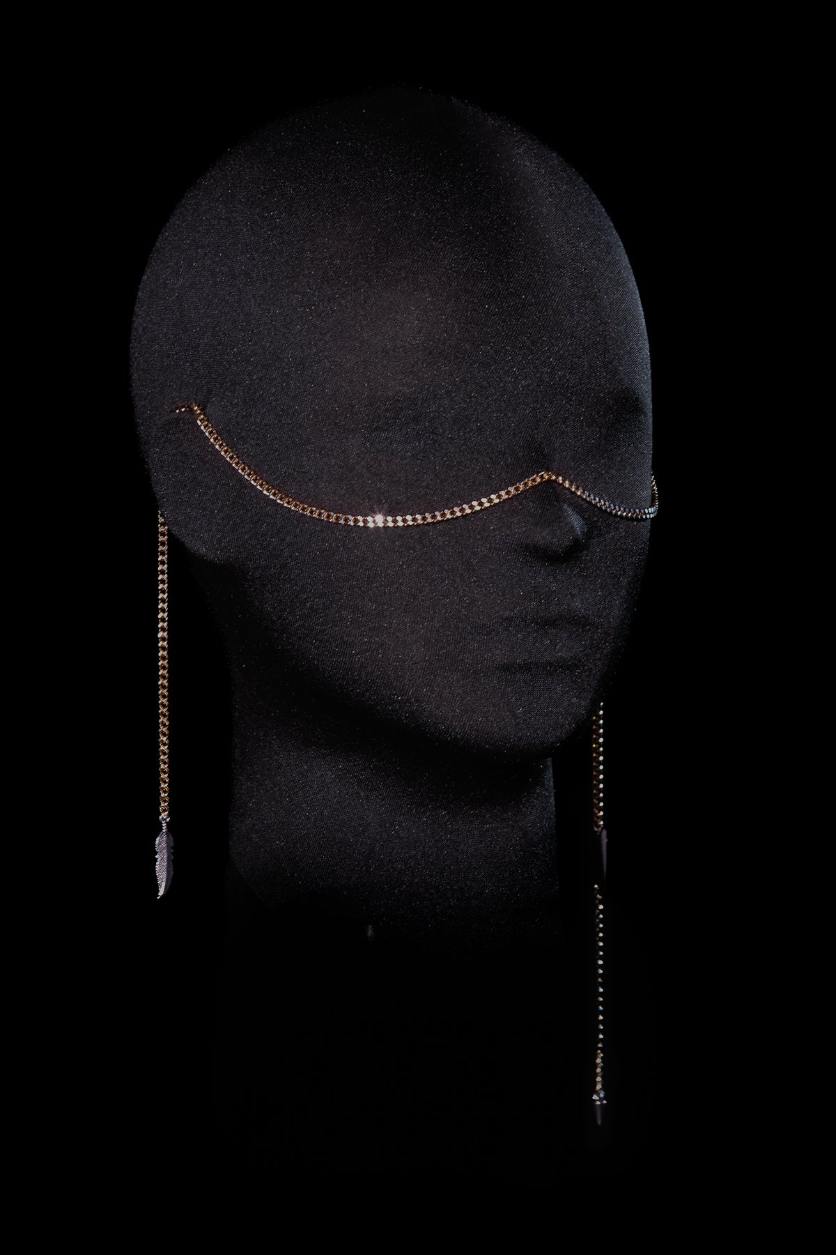 SHARMA Gaia face chain — gold, product view