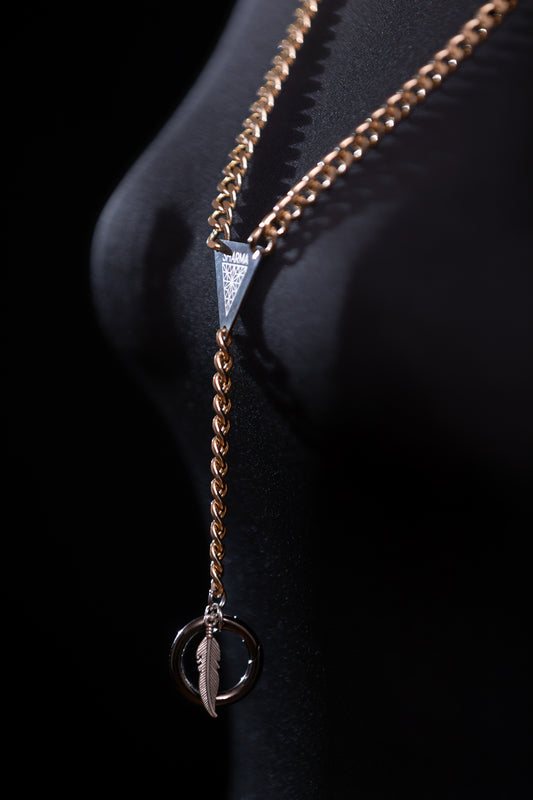 SHARMA Penelope phone chain — gold, product view